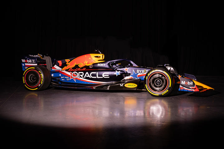 Με νέα χρώματα η Red Bull RB19 στο GP των ΗΠΑ