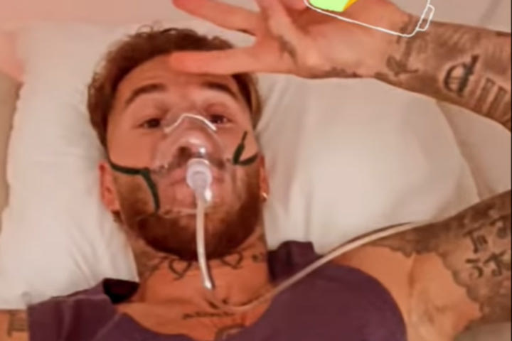 Ράμος: Ανήρτησε video μέσα από θάλαμο, φορώντας μάσκα οξυγόνου