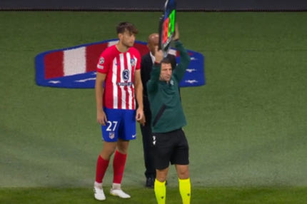 Η Ατλέτικο έδωσε συγχαρητήρια στον Κωστή για το ντεμπούτο του στο Champions League και έκανε μίνι αφιέρωμα στο σάιτ της