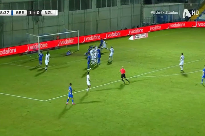 Ο Γιακουμάκης με προβολή έκανε το 2-0 για την Ελλάδα