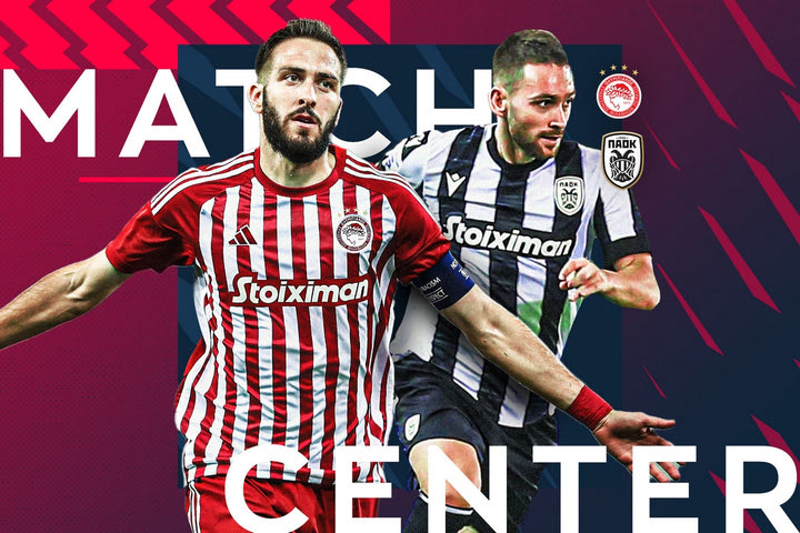 LIVE: Ολυμπιακός – ΠΑΟΚ
