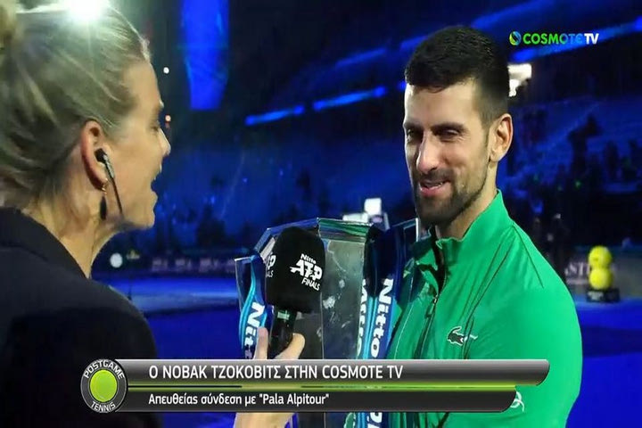 Τζόκοβιτς: Τα άπταιστα ελληνικά του Νόλε στις δηλώσεις του στην Cosmote TV