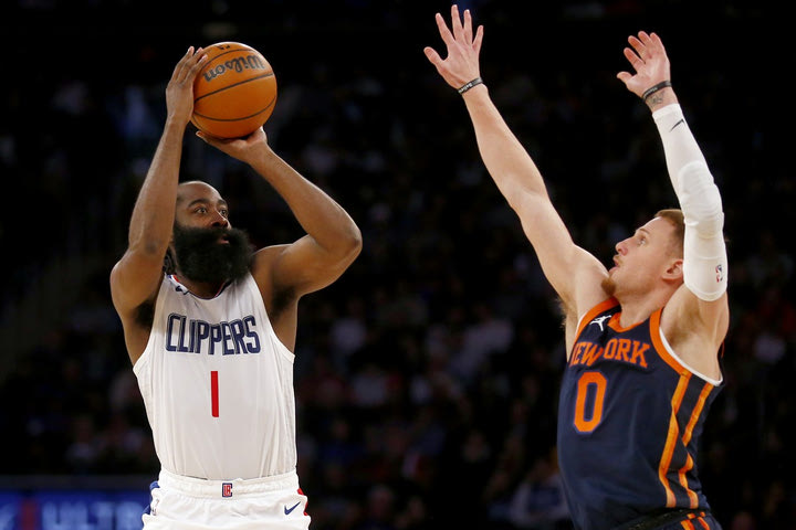 NBA: Σφαλιάρα των Νικς με 111-97 επί των Κλίπερς στο ντεμπούτο του Χάρντεν με το Λ.Α