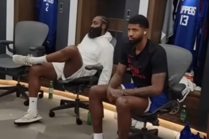 NBA: Ο Χάρντεν βρέθηκε για πρώτη φορά στα αποδυτήρια των Κλίπερς και μίλησε με Γουέστμπρουκ, Τζορτζ