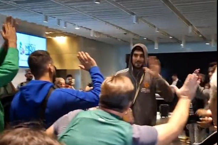 Παναθηναϊκός: Οι πράσινοι οπαδοί που ταξίδεψαν στην Ισπανία έδωσαν ώθηση στους παίκτες πριν το ματς με την Μπαρτσελόνα