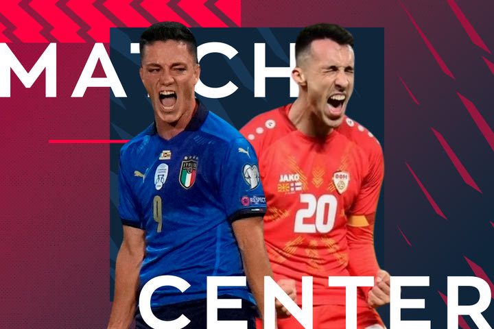 LIVE: Ιταλία – Βόρεια Μακεδονία