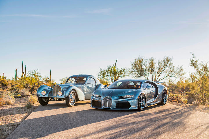 Η μοναδική Bugatti Chiron των 1.577 ίππων που αποτίει φόρο τιμής στη μυθική Type 57 Atlantic