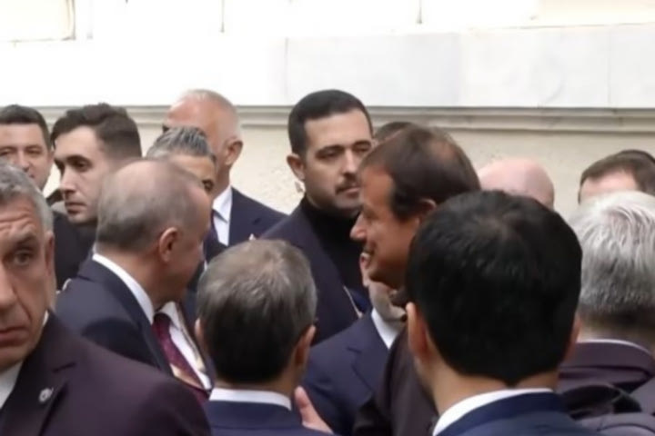 Ο Εργκίν Αταμάν συναντήθηκε με τον Ρετζέπ Ταγίπ Ερντογάν στην Αθήνα