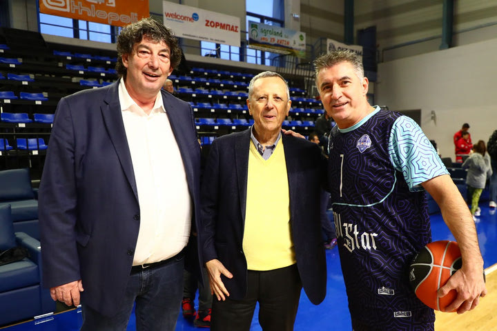 Τάκης Μπαλτάκος στο All-Star Game των παλαιμάχων: “Ελπίζω να κερδίσει η ομάδα του Αλβέρτη”