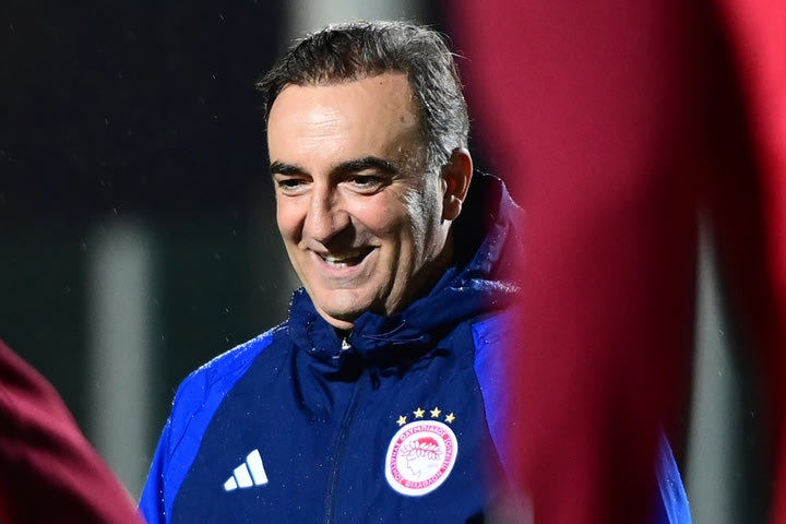 Ολυμπιακός: Η πρώτη προπόνηση του Καρβαλιάλ με τους ερυθρόλευκους