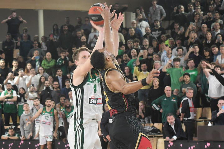Το επικό buzzer-beater τρίποντο του Γκριγκόνις στο Μονακό – Παναθηναϊκός και οι πανηγυρισμοί των πράσινων