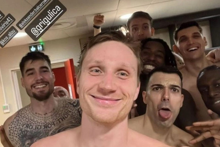Παναθηναϊκός AKTOR: Η selfie των θριαμβευτών στα αποδυτήρια