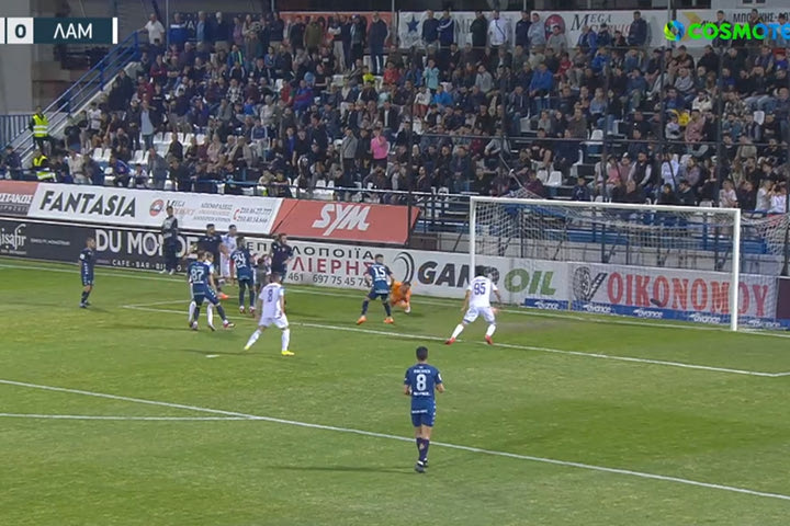 Ο Νούνιες με πλασέ μείωσε σε 2-1 για τη Λαμία και την έβαλε ξανά στο παιχνίδι της παραμονής