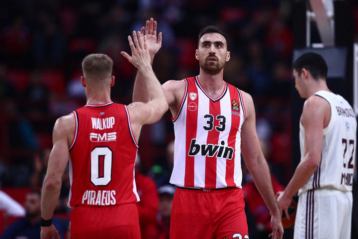 Η βαθμολογία της EuroLeague μετά τη νίκη του Ολυμπιακού επί της Μπάγερν στο ΣΕΦ