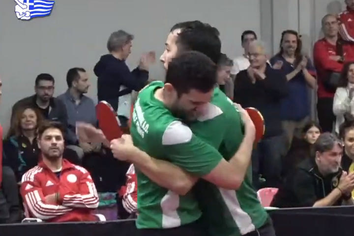 Πινγκ πονγκ: Με ανατροπή 4-3 ο Παναθηναϊκός στο ντέρμπι, έσπασε αήττητο τεσσάρων χρόνων του Ολυμπιακού