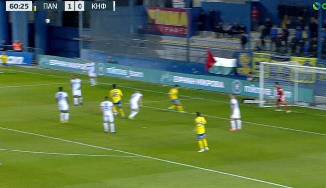 Ο Φρεντ Ντουάρτε με κεφαλιά έκανε το 2-0 για τον Παναιτωλικό