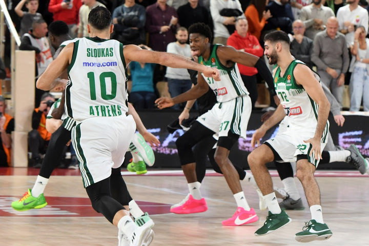 Το buzzer-beater του Μάριους Γκριγκόνις μέσα από το γήπεδο και το πανδαιμόνιο από τους οπαδούς του Παναθηναϊκού