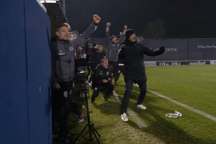 ΠΑΟΚ: Οι πανηγυρισμοί στην εξάρα του Δικεφάλου στην Καισαριανή