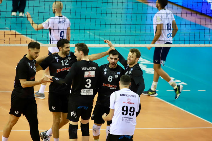 Volley League ανδρών: Ανεβαίνει ο ΠΑΟΚ, επικράτησε 3-0 της Κηφισιάς