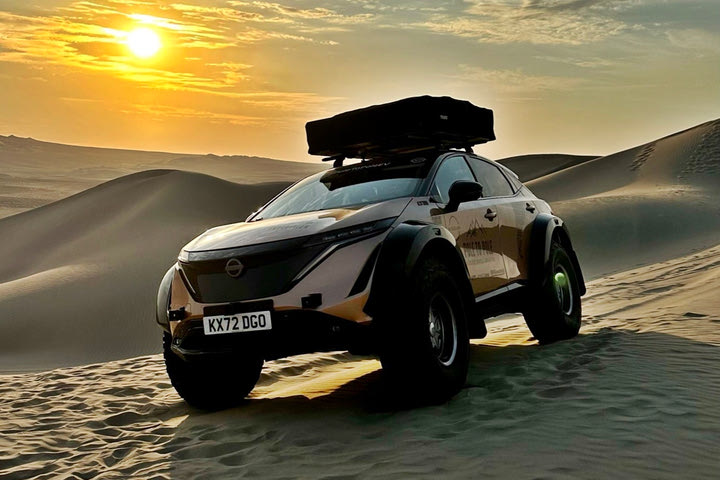Διασχίζει τη Ν. Αμερική η αποστολή Pole to Pole με το ηλεκτρικό SUV Nissan Ariya