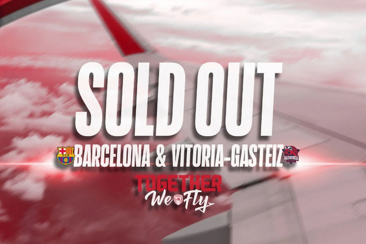 Ολυμπιακός: Sold out το ταξίδι σε Βαρκελώνη και Βιτόρια