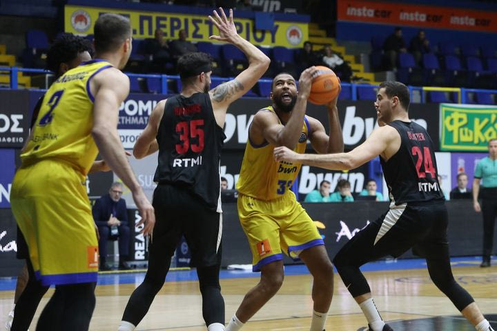 Περιστέρι bwin – Χάποελ Ιερουσαλήμ 75-77: Λύγισε στην πρεμιέρα του TOP-16 του Basketball Champions League