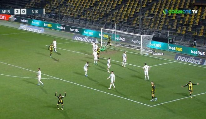 Το 3-0 του Άρη με το πλασέ του Σουλεϊμάνοφ