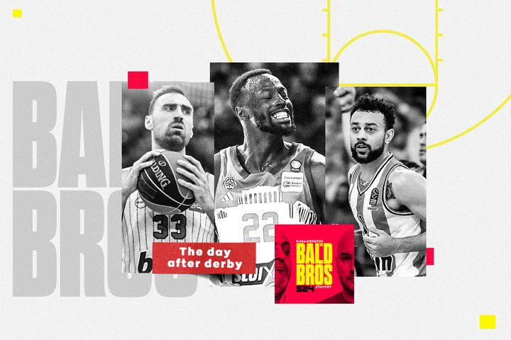 Bald Brothers: Ο νέος ψηλός του Ολυμπιακού κι ο MVP του Παναθηναϊκού