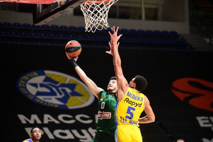 Μακάμπι – Παναθηναϊκός AKTOR 90-75: Τέλος στο σερί παρά το ρεκόρ του Καλαϊτζάκη και ανησυχία για Ναν