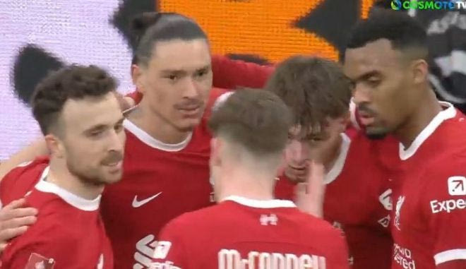 Το 2-1 του Νούνιες και η φοβερή ενέργεια του Μπράντλεϊ