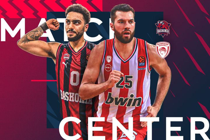LIVE: Μπασκόνια – Ολυμπιακός