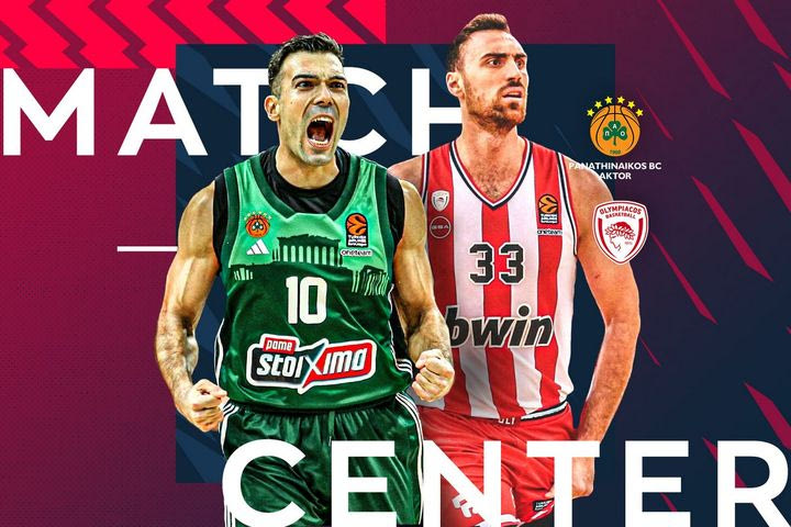 LIVE: Παναθηναϊκός AKTOR – Ολυμπιακός