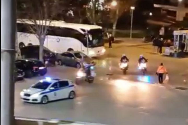ΠΑΟΚ – Παναθηναϊκός: Η άφιξη της αποστολής των πρασίνων στην Τούμπα