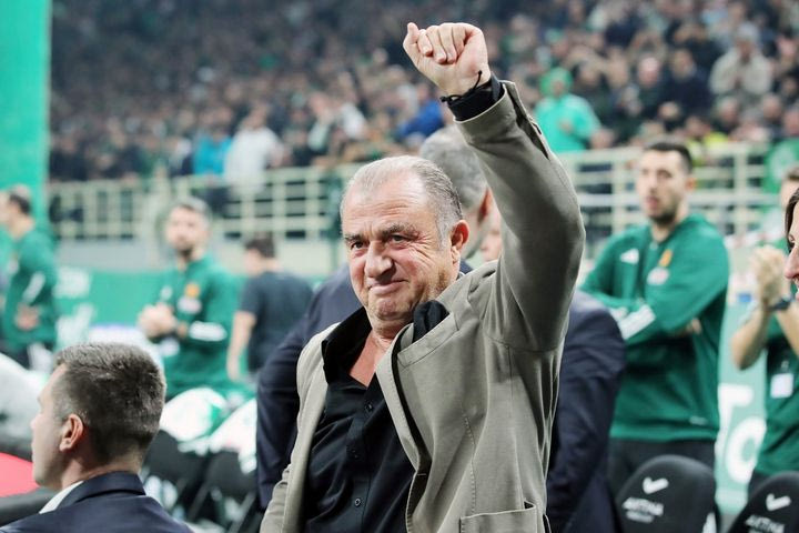 Ο Φατίχ Τερίμ στο ΟΑΚΑ για το Παναθηναϊκός AKTOR – Ολυμπιακός