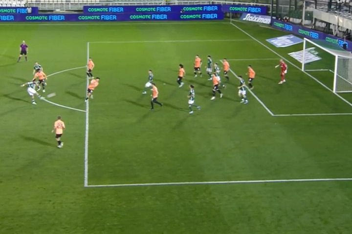 Η γκολάρα του Βιλένα για το 2-0 του Παναθηναϊκού κόντρα στον ΠΑΣ