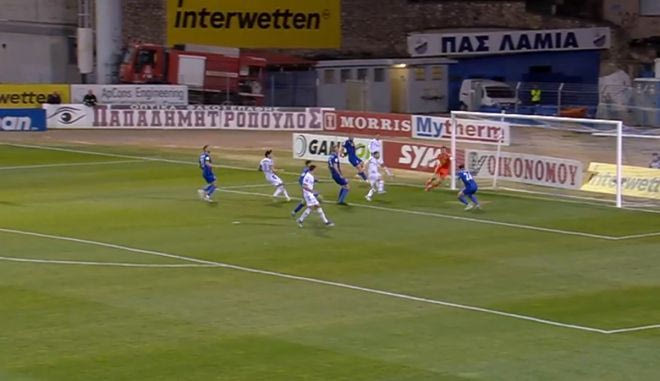 Το 1-0 του Αστέρα απέναντι στη Λαμία με τον Καλτσά