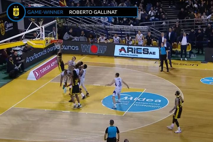 EuroCup: Στην κορυφή του Top-10 της regular season το απίθανο νικητήριο κάρφωμα του Ρομπέρτο Γκάλινατ κόντρα στην Μπουντούτσνοστ