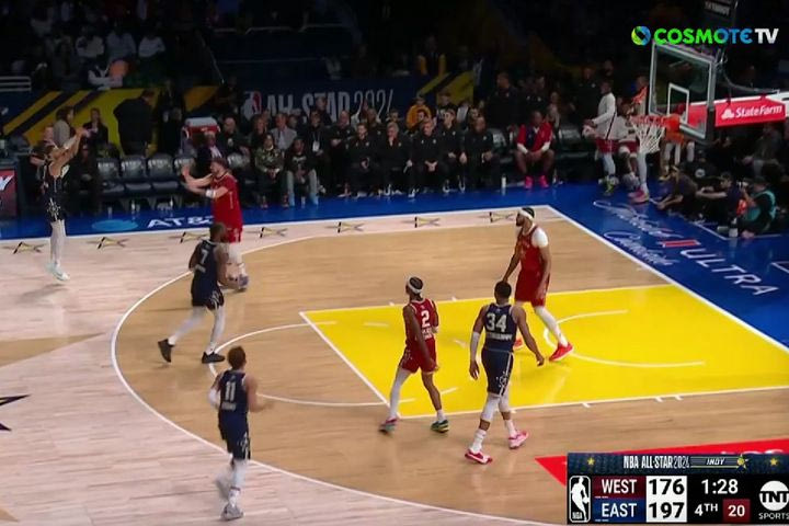 NBA All-Star Game 2024: Το τρίποντο του Χαλιμπάρτον που έφερε την πρώτη 200αρα στην ιστορία του θεσμού