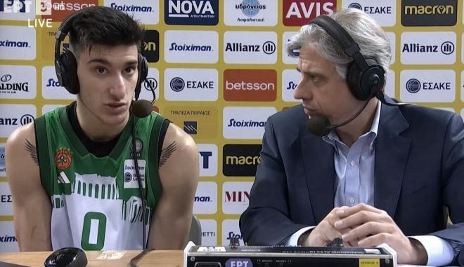 Οι δηλώσεις του Παναγιώτη Καλαϊτζάκη μετά τον αγώνα της ΑΕΚ Betsson κόντρα στον Παναθηναϊκό AKTOR