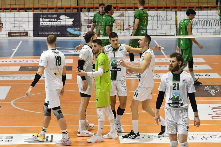 Καλαμάτα – Μίλωνας 0-3: Νίκη και 3η θέση στη Volley League ανδρών