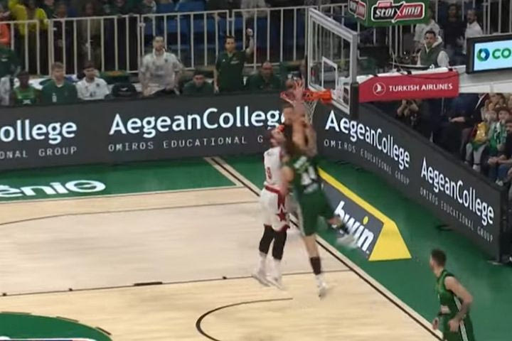 EuroLeague: Με τρομερά poster καρφώματα των Μήτογλου και Λεσόρ το Top-10 της 24ης αγωνιστικής