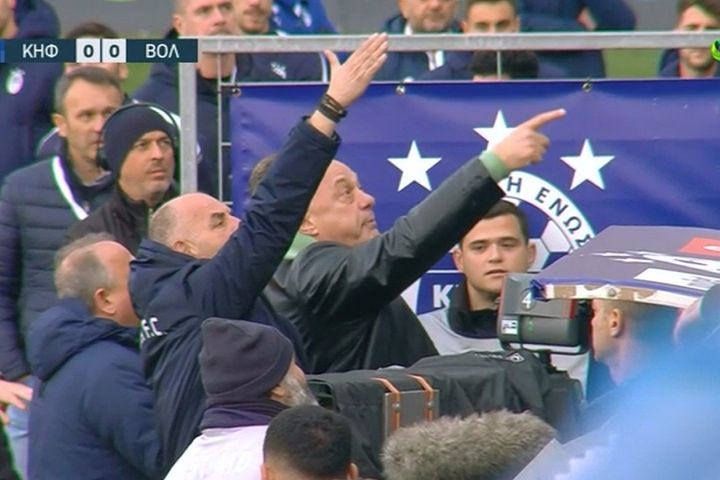 Η αποβολή του Αχιλλέα Μπέου και η διακοπή του αγώνα
