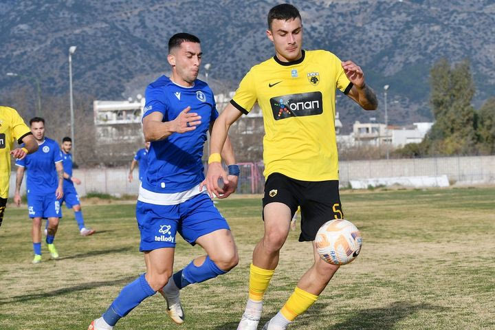 Νίκη Βόλου – ΑΕΚ Β’ 1-1: Ο Μαχαίρας στο 90+2′ απάντησε στον Τζιώρα για την ισοπαλία