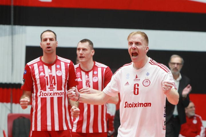 Volley League ανδρών: Χωρίς αντίπαλο Ολυμπιακός και Παναθηναϊκός