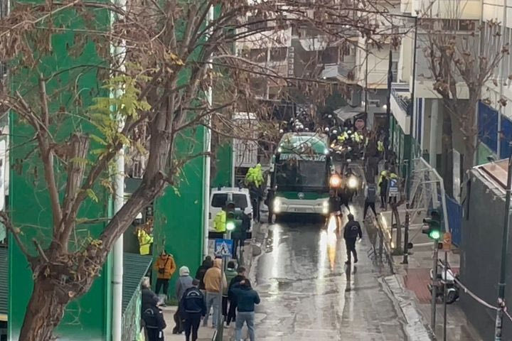 Παναθηναϊκός: Η άφιξη των πρασίνων για τη ρεβάνς των ημιτελικών κόντρα στον ΠΑΟΚ