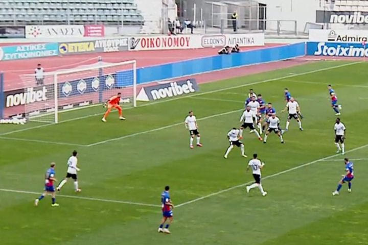 Το 1-1 του Βόλου με αυτογκόλ από τον Βούρο