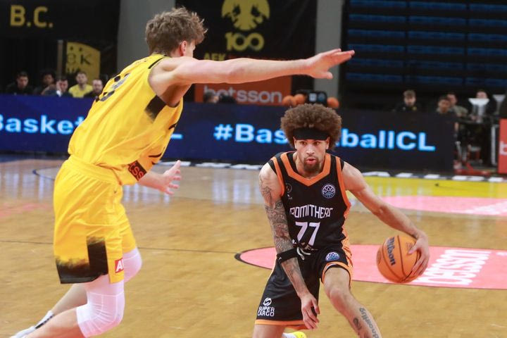 ΑΕΚ Betsson – Προμηθέας 67-79: Στους 8 του Basketball Champions League με το σπαθί του