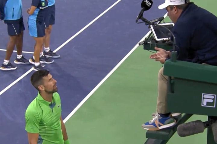 Νόβακ Τζόκοβιτς: Ο πόντος που τον έκανε έξαλλο στον αγώνα με τον Νάρντι