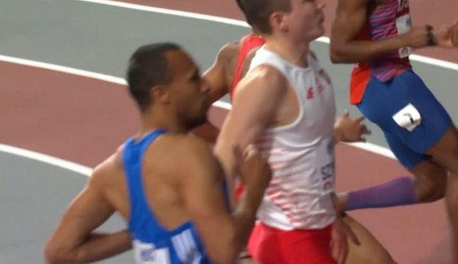 Αποκλείστηκε ο Δουβαλίδης στα προκριματικά των 60μ. με εμπόδια