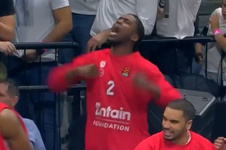 Ολυμπιακός: Το post των “ερυθρόλευκων” με τον εκστασιασμένο Ράιτ στο ματς με την Παρτίζαν